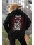 Unisex Slipknot Sırt Baskılı Kapüşonlu Sweatshirt, Oversize Rock Band Baskılı Hoodie 3
