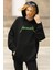 Unisex Metallica Green Skull Sırt Baskılı Kapüşonlu Sweatshirt, Oversize Rock Band Baskılı Hoodie 2