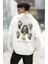 Unisex Dream Theater Sırt Baskılı Kapüşonlu Sweatshirt, Oversize Rock Band Baskılı Hoodie 3