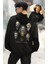 Unisex Dream Theater Sırt Baskılı Kapüşonlu Sweatshirt, Oversize Rock Band Baskılı Hoodie 1