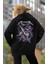 Unisex Metallica Kılıçlı Iskelet Sırt Baskılı Kapüşonlu Sweatshirt, Oversize Rock Band Baskılı Hoodie 3