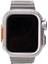 Apple Watch Series 3 4 5 44MM Kordon Metal Kordon ve Sert Kasa Koruyucu KRD126 Gümüş 3