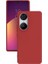 Reeder S19 Max Pro S Edge Kılıf Biye Mat Lüx Silikon Kırmızı 1