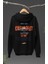 Oversize C-10 Sırt Baskılı Kapüşonlu Sweatshirt, Unisex Classic Araba Temalı Hoodie 3