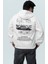 Oversize Gri Porsche 911 Gt3 Rs Sırt Baskılı Kapüşonlu Sweatshirt, Unisex Yarış Araba Temalı Hoodie 3