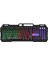 Metal Rgb Işıklı Kablolu Q Gaming Oyuncu Klavyesi Mekanik Klavye Su Geçirmez Toza Dayanıklı 1