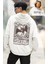 Unisex Vintage LED Zeppelin Sırt Baskılı Kapüşonlu Sweatshirt, Oversize Rock Band Baskılı Hoodie 1