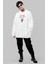 Unisex Get This Part Started Sırt Baskılı Kapüşonlu Sweatshirt, Oversize Pink Baskılı Hoodie 2