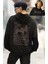 Unisex Vintage LED Zeppelin Sırt Baskılı Kapüşonlu Sweatshirt, Oversize Rock Band Baskılı Hoodie 1