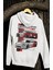 Oversize Racing Yazılı Sırt Baskılı Kapüşonlu Sweatshirt, Unisex Yarış Araba Temalı Hoodie 3