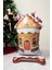 Kurabiye Evi Yılbaşı Balonu Ayaklı Şeker Evi Ginger House Folyo Balon 120cm 2