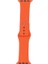 Apple Watch 10 42MM Uyumlu Klasik Silikon Kordon Turuncu 1
