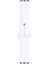 Apple Watch 10 42MM Uyumlu Klasik Silikon Kordon Beyaz 1