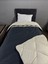 Saten %100 Pamuk Saten Tek Kişilik Yorgan Osela V4 Indigo Gri 2
