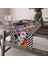 Zigzag Desenli Çiçekli Dekoratif Runner 1