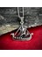 Viking Gemisi Gümüş Kolye 925 Ayar Gümüş Viking Gemisi Unisex Kolye Taşsız Gümüş Kolye 1