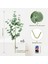 Yapay Çiçek Yeşil Okaliptus 90 cm 5dallı Uzun Dal Eucalyptus 4