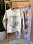 Krem Rengi Friends Kedili Pijama Takımı 1