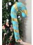 Turkuaz Gold Baston Şeker Folyo Balon Gold Detaylı Baston Şeker Yılbaşı Balonu 73 x 36 cm 2