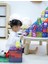 Mıknatıslı Manyetik Pimli Yapı Blokları 1 Araba Parçalı (70 Parça ) Magnetic Tiles Yeni Versiyon 9