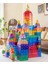 Mıknatıslı Manyetik Pimli Yapı Blokları 1 Araba Parçalı (70 Parça ) Magnetic Tiles Yeni Versiyon 16