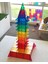 Mıknatıslı Manyetik Pimli Yapı Blokları 1 Araba Parçalı (70 Parça ) Magnetic Tiles Yeni Versiyon 17