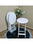 Çanta Sehpa Oval Model Ahşap Mdf Dekoratif 4 Lü Zigon 1