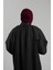 Bordo Pratik Hazır Geçmeli Tesettür Eşarp Sandy Arkadan Çıtçıtlı Piliseli Hijab 2406_16 3