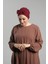 Bordo Pratik Hazır Geçmeli Fiyonklu Bone Sandy Çift Taraflı Çapraz 3007B_16 5