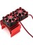 Rc Arabaları Motor Isı Emici Soğutma Fanı Kırmızı (Red) 30MMX30MM Rc Uzaktan Kumanda Araç Elektrik Kontrol Için Fan 1