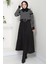 Kemerli Süet Mevlana Etek Siyah HM2607 1