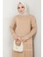 Garnili Merserize Triko Elbise Camel HM2602 2