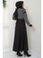 Kemerli Süet Mevlana Etek Siyah HM2607 4