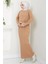 Çoban Dikişli Hırka ve Jile Triko Takım Camel HM2613 3