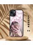 Iphone 11 Aynalı Kalp Örümcek Ağı Baskılı Telefon Kılıfı 1