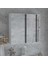 Nossa 80'LİK Lavabo Üstü, Çift Kapaklı Aynalı Banyo Dolabı, Aynalı Dolap, Çok Amaçlı Dolap 1