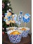 Bleu Blanch Temalı Yılbaşı Cupcake Sargısı 10'lu Paket Yılbaşı Sofra Süsleri 4