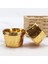 Gold Altın Sarısı Parlak Metalize 25'li Muffin Cupcake Kek Kapsülü 2