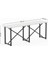 Masa Takımı Bench Bank Masa Seti 120 x 60 Masa Mutfak Masası Yemek Masası Beyaz 1552 4