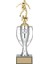 Futbol Figürlü Ödül Kupası-Okul Kupası - Hediye Kupa 36 cm FG025 1