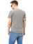 Çizgili Bisiklet Yaka Tişört %100 Cotton 4