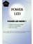 Tekno Trust Modern Bolivia Tekli Krom Sarkıt LED Beyaz Power Ledli Salon Mutfak Oda Hol Ledli Avize, 25X70 2
