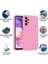 Samsung Galaxy A23 Kılıf Lansman Premium Silinebilir Pembe Silikon 2