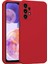 Samsung Galaxy A23 Kılıf Lansman Premium Silinebilir Kırmızı Silikon 1