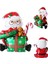 Oturan Hediye Kutulu Noel Baba Folyo Balon Yılbaşı Folyo Balon 2