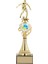 Futbol Figürlü Ödül Kupası-Okul Kupası - Hediye Kupa 36 cm FG034 1