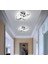 Modern Plafonyer Tavan LED Avize Salon Mutfak Oturma Odası Avize Krom 2 Adet Set Fiyat 2