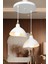 Beyaz Sarkıt Avize 22x60 cm, Salon, Yatak Odası ve Mutfak İçin Şık Aydınlatma 1