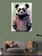 Kanvas Tablo Havalı Panda Şıklığı 3