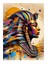 Antik Mısır Kraliçesi Profil Portresi Modern Mdf Tablo 18CM x 27CM 1